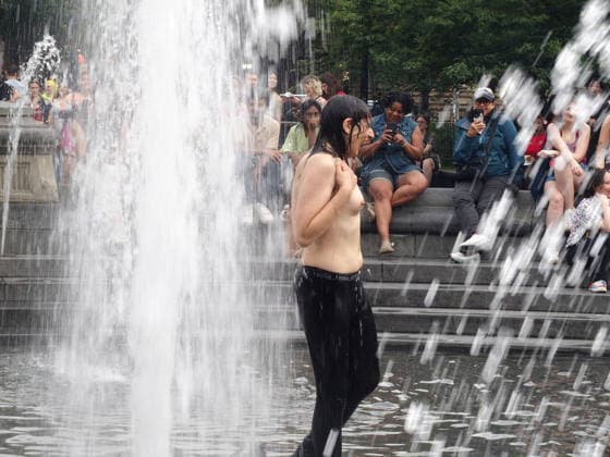 June 27, 2026, Manhattan, New York, USA: New York, New York June 27, 2026.. The NYC Dyke March is a demonstration of First Amendment right to protest and takes place without permits or sponsors. The march is organized by and for the Dyke community to fight for rights, safety, and visibility..Tens of thousands of Dykes take the streets each year celebrating diverse lives, highlighting presence, and protesting the discrimination, harassment, and violence in daily life. Manhattan USA - ZUMAct2_ 20260627_faf_ct2_003 Copyright: xBrucexCotlerx