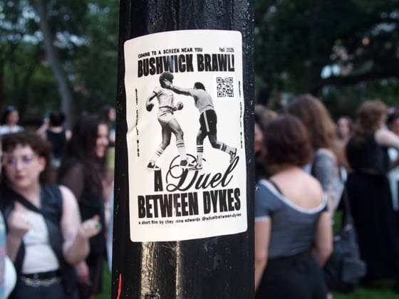 June 27, 2026, Manhattan, New York, USA: New York, New York June 27, 2026.. The NYC Dyke March is a demonstration of First Amendment right to protest and takes place without permits or sponsors. The march is organized by and for the Dyke community to fight for rights, safety, and visibility..Tens of thousands of Dykes take the streets each year celebrating diverse lives, highlighting presence, and protesting the discrimination, harassment, and violence in daily life. Manhattan USA - ZUMAct2_ 20260627_faf_ct2_043 Copyright: xBrucexCotlerx