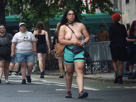 June 27, 2026, Manhattan, New York, United States: New York, New York June 27, 2026.. The NYC Dyke March is a demonstration of First Amendment right to protest and takes place without permits or sponsors. The march is organized by and for the Dyke community to fight for rights, safety, and visibility..Tens of thousands of Dykes take the streets each year celebrating diverse lives, highlighting presence, and protesting the discrimination, harassment, and violence in daily life. Manhattan United States - ZUMAc308 20260627_znp_c308_004 Copyright: xSamanthaxCotlerx