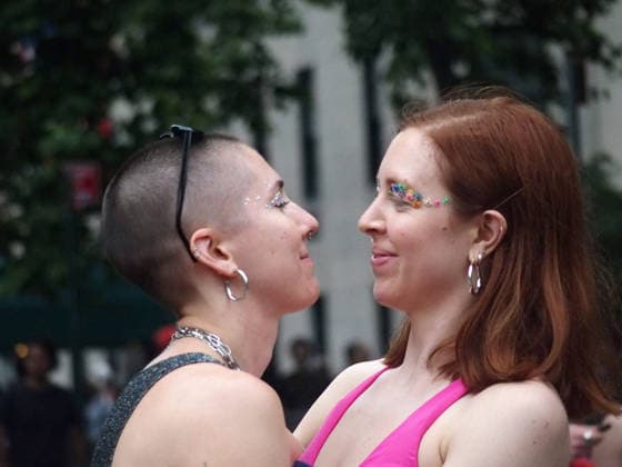 June 27, 2026, Manhattan, New York, United States: New York, New York June 27, 2026.. The NYC Dyke March is a demonstration of First Amendment right to protest and takes place without permits or sponsors. The march is organized by and for the Dyke community to fight for rights, safety, and visibility..Tens of thousands of Dykes take the streets each year celebrating diverse lives, highlighting presence, and protesting the discrimination, harassment, and violence in daily life. Manhattan United States - ZUMAc308 20260627_znp_c308_010 Copyright: xSamanthaxCotlerx