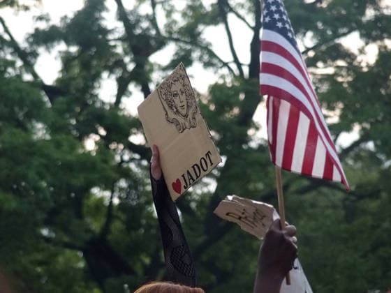 June 27, 2026, Manhattan, New York, United States: New York, New York June 27, 2026.. The NYC Dyke March is a demonstration of First Amendment right to protest and takes place without permits or sponsors. The march is organized by and for the Dyke community to fight for rights, safety, and visibility..Tens of thousands of Dykes take the streets each year celebrating diverse lives, highlighting presence, and protesting the discrimination, harassment, and violence in daily life. Manhattan United States - ZUMAc308 20260627_znp_c308_027 Copyright: xSamanthaxCotlerx
