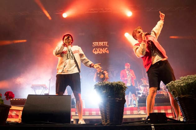 27.06.2026, Klosters-Serneus, Schulhaus Bündelti, Gatschiefer Openair, Stubete Gäng Klosters-Serneus Schulhaus Bündelti Grisons Switzerland Copyright: xJustPictures.ch AlexanderxRaemyx