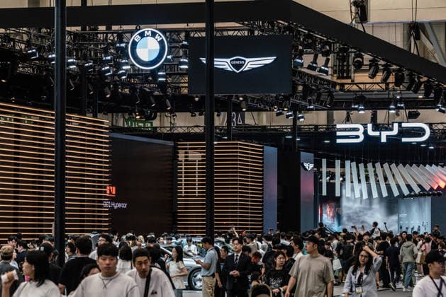 June 27, 2026, Busan, South Korea: People seen at the Car brands booths during the Busan International Mobility Show 2026 (BIMOS 2026) at BEXCO. Busan International Mobility Show 2026 (BIMOS 2026) is happening from June 26 to July 5. Busan South Korea - ZUMAs197 20260627_aaa_s197_148 Copyright: xSimonxShinx
