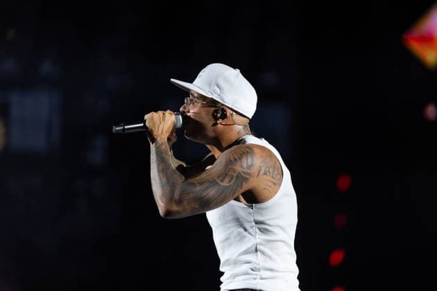 June 27, 2026, Naples, Italy: Emanuele Palumbo aka Geolier, performs live on stage at Diego Armando Maradona Stadium during the Geolier STADI 2026 Tour. Naples Italy - ZUMAs197 20260627_aaa_s197_175 Copyright: xAndreaxGulx