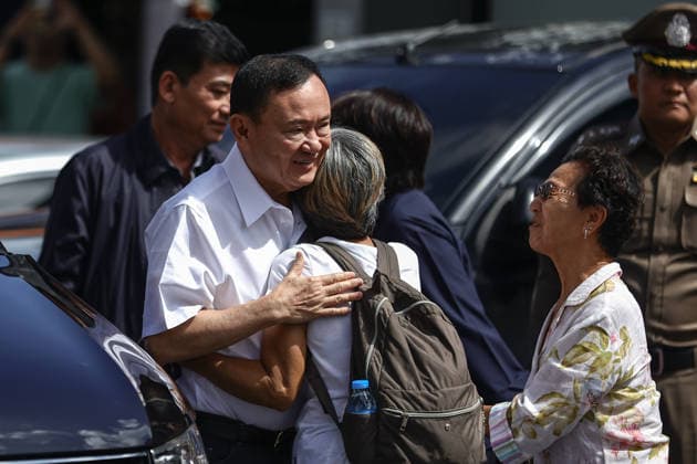 June 28, 2026, Bangkok, Bangkok, Thailand: Former Thai Prime Minister Thaksin Shinawatra voted in the Bangkok governor s election for the first time in 20 years after spending years in self-imposed exile, during which he was unable to return to Thailand, in Bangkok on June 28, 2026. Bangkok Thailand - ZUMAp219 20260628_zip_p219_001 Copyright: xNattaphonxPhanphongsanonx