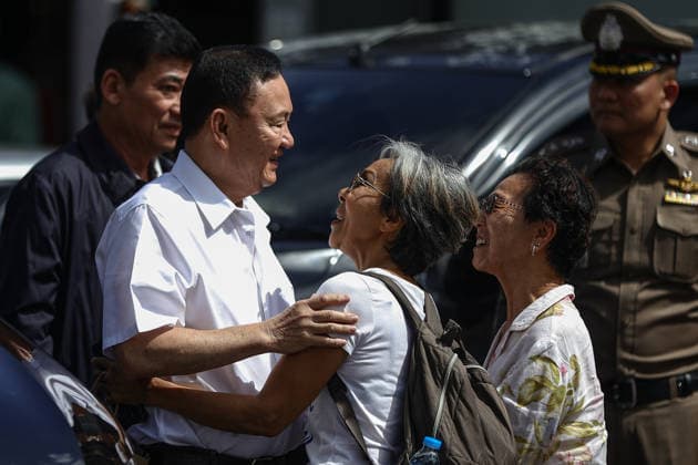 June 28, 2026, Bangkok, Bangkok, Thailand: Former Thai Prime Minister Thaksin Shinawatra voted in the Bangkok governor s election for the first time in 20 years after spending years in self-imposed exile, during which he was unable to return to Thailand, in Bangkok on June 28, 2026. Bangkok Thailand - ZUMAp219 20260628_zip_p219_002 Copyright: xNattaphonxPhanphongsanonx
