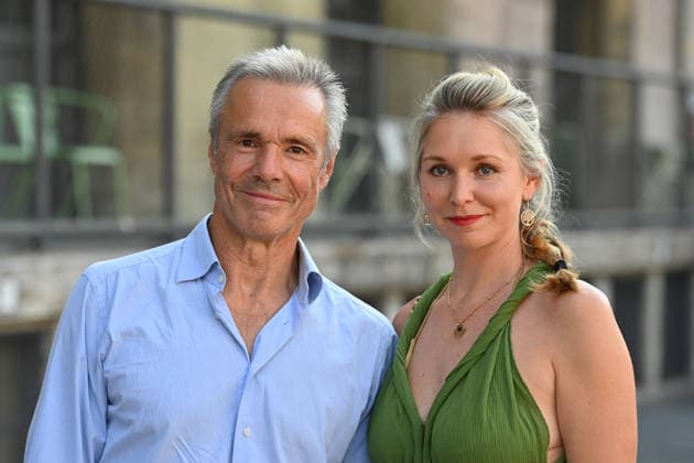 Hannes Jaenicke (Schauspieler) und Stephanie Krogmann (Schauspielerin). Eroeffnung 43.Filmfest Muenchen am 27.06.2026 Gasteig HP8. *** Hannes Jaenicke, actor, and Stephanie Krogmann, actress, at the opening of the 43rd Munich Film Festival on June 27, 2026, at Gasteig HP8