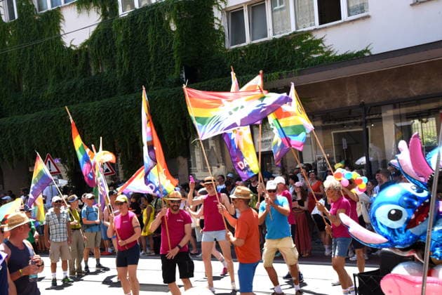 Teilnehmer Muenchen 27.06.2026 CSD 2026 Christopher Street Day Polit Parade Demostrecke Frauenhoferstrasse Foto Muenchen *** Participants in Munich, June 27, 2026, CSD 2026, Christopher Street Day, Political Parade, Parade Route: Frauenhoferstrasse, Photo: Munich