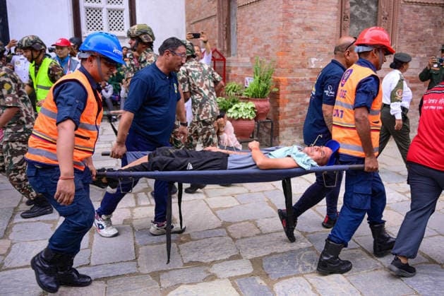 June 28, 2026, Kathmandu, Bagmati, Nepal: KATHMANDU, NEPAL Ã¢â‚¬ 28 JUNE 2026: Personnel from the Nepal Army, Nepal Police, Nepal Traffic Police, Armed Police Force (APF), Kathmandu Metropolitan City, Nepal Scouts, and the Nepal Red Cross Society participate in a joint multi-agency disaster response simulation exercise at Hanuman Dhoka Durbar Square in Kathmandu, Nepal, on June 28, 2026. The exercise included coordinated demonstrations of earthquake and fire emergency response, urban search and rescue, casualty evacuation, firefighting, first aid, and other disaster management operations aimed at strengthening inter-agency preparedness and public awareness. Kathmandu Nepal  - ZUMAs330 20260628_zsp_s330_003 Copyright: xSafalxPrakashxShresthax