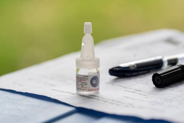 June 28, 2026: A vial of oral polio vaccine (OPV) during a immunization campaign, in Guwahati, India on 28 June 2026.  - ZUMAt232 20260628_zip_t232_001 Copyright: xDavidxTalukdarx