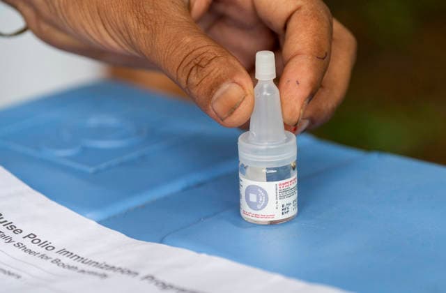June 28, 2026: A vial of oral polio vaccine (OPV) during a immunization campaign, in Guwahati, India on 28 June 2026.  - ZUMAt232 20260628_zip_t232_002 Copyright: xDavidxTalukdarx
