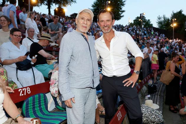 Gojko Mitic und Nicolas König bei der Premiere von Im Tal des Todes bei den Karl-May-Spielen 2026 im Freilichttheater am Kalkberg. Bad Segeberg, 27.06.2026 *** Gojko Mitic and Nicolas König at the premiere of *In the Valley of Death* at the 2026 Karl May Festival at the Kalkberg Open-Air Theater in Bad Segeberg, June 27, 2026 Foto:xgbrcix xFuturexImagex karl_may_6632