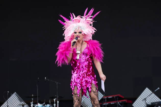 Olivia Jones beim Rainbow Festival am Fühlinger See. Köln, 27.06.2026 *** Olivia Jones at the Rainbow Festival at Fühlinger See in Cologne, June 27, 2026 Foto:xxF.xZeisingx xFuturexImagex rainbow_6645