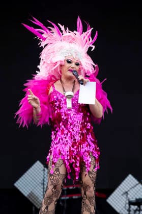 Olivia Jones beim Rainbow Festival am Fühlinger See. Köln, 27.06.2026 *** Olivia Jones at the Rainbow Festival at Fühlinger See in Cologne, June 27, 2026 Foto:xxF.xZeisingx xFuturexImagex rainbow_6650