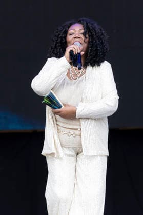 Liz Mitchell von Boney M. live beim Rainbow Festival am Fühlinger See. Köln, 27.06.2026 *** Liz Mitchell of Boney M performing live at the Rainbow Festival at Fühlinger See in Cologne, June 27, 2026 Foto:xxF.xZeisingx xFuturexImagex rainbow_6705