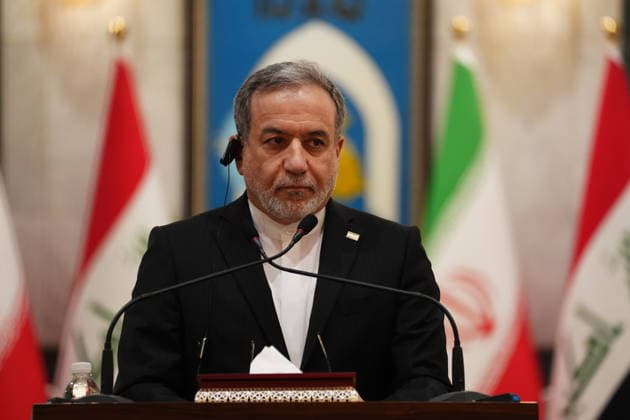 Abbas Araghchi - Fuad Hussein meeting in Iraq??????? BAGHDAD, IRAQ - JUNE 28, 2026: Iranian Foreign Minister Abbas Araghchi and his Iraqi counterpart Fuad Hussein (not seen) hold a joint press conference after their meeting at the headquarters of the Ministry of Foreign Affairs in Baghdad, Iraq, on June 28, 2026. Murtadha AL-Sudani Anadolu Baghdad Iraq. Editorial use only. Please get in touch for any other usage.  Copyright: x2026xAnadoluxMurtadhaxAL-Sudanix