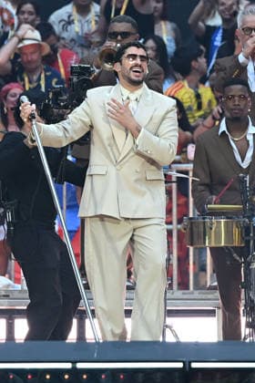 Bad Bunny performing at Tottenham Hotspur Stadium LONDON, ENGLAND - JUNE 27: Bad Bunny performing at Tottenham Hotspur Stadium on June 27, 2026 in London, England. CAP MAR MAR Great Britain Copyright: xMartinxHarris CapitalxPicturesx