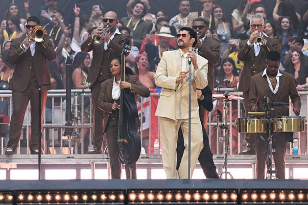 Bad Bunny performing at Tottenham Hotspur Stadium LONDON, ENGLAND - JUNE 27: Bad Bunny performing at Tottenham Hotspur Stadium on June 27, 2026 in London, England. CAP MAR MAR Great Britain Copyright: xMartinxHarris CapitalxPicturesx