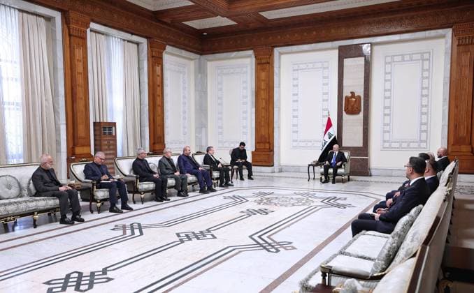 Iraqi President Nizar Mohammed Saeed Amidi receives Iranian Foreign Minister Abbas Araqchi at the Presidential Palace in Baghdad Iraqi President Nizar Mohammed Saeed Amidi receives Iranian Foreign Minister Abbas Araqchi at the Presidential Palace in Baghdad, Iraq, on June 28, 2026. This took place during an official visit in which Araqchi held talks with senior Iraqi officials on bilateral relations and regional developments. Photo by Iraqi Presidency Office apaimages Iraq Iraq Iraq 280626_Iraq_IPO_00(4) Copyright: xapaimagesxIraqixPresidencyxOfficex xapaimagesx