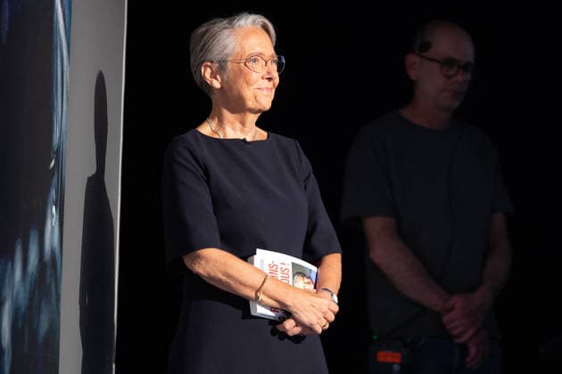 Elisabeth Borne on Dimanche En Politique - Paris Portrait of Ensemble Pour la Republique s MP Elisabeth Borne during an interview for Dimanche En Politique on France 3 channel in Paris, France on June 28, 2026. Photo by Raphael Lafargue ABACAPRESS.COM Paris France  Copyright: xLafarguexRaphael ABACAx