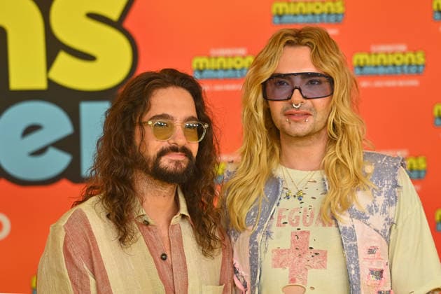 v.li:Bill und Tom KAULITZ, 43.Filmfest Muenchen Deutschlandpremiere MINIONS UND MONSTER am 28.06.2026 im Mathaeser Filmpalast. *** From left: Bill and Tom KAULITZ, 43rd Munich Film Festival, German premiere of *MINIONS AND MONSTERS* on June 28, 2026, at the Mathäuser Filmpalast