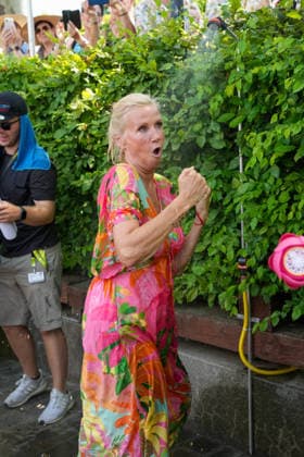 ZDF-Fernsehgarten 2026. Andrea (Kiwi) Kiewel im ZDF Fernsehgarten mit dem Motto Sommerparty am 28.06.2026 in Mainz. Mainz ZDF Fernsehgarten Rheinland-Pfalz *** ZDF Fernsehgarten 2026: Andrea Kiwi Kiewel on ZDF Fernsehgarten with the theme Summer Party on June 28, 2026, in Mainz, Rhineland-Palatinate
