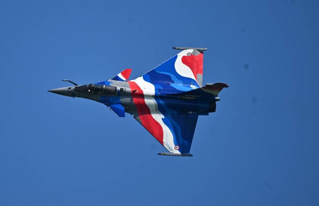 Belgian Air Force Days FLORENNES, BELGIUM - JUNE 28: A Rafale aircraft of the French Air and Space Force performs a solo demonstration flight within the scope of the Belgian Air Force Days at Florennes Air Base in Florennes, Belgium on June 28, 2026. Dursun Aydemir Anadolu Brussels Belgium. Editorial use only. Please get in touch for any other usage.  Copyright: x2026xAnadoluxDursunxAydemirx