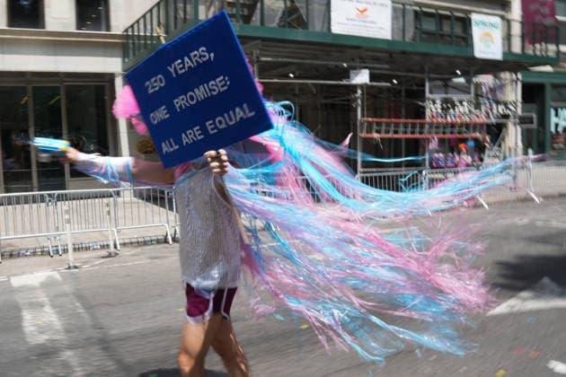 June 28, 2026, New Yok, New York, USA: Annual NYC Pride March on June 28, 2026 in New York. NYC s Pride March began as a demonstration honoring the 1969 Stonewall Riots, has evolved into a global symbol of LGBTQIA+ resilience, unity and activism. New Yok USA - ZUMAb148 20260628_zap_b148_077 Copyright: xBryanxSmithx