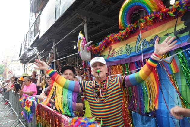 June 28, 2026, New Yok, New York, USA: People cheer at the Annual NYC Pride March on June 28, 2026 in New York. NYC s Pride March began as a demonstration honoring the 1969 Stonewall Riots, has evolved into a global symbol of LGBTQIA+ resilience, unity and activism. New Yok USA - ZUMAb148 20260628_zap_b148_079 Copyright: xBryanxSmithx