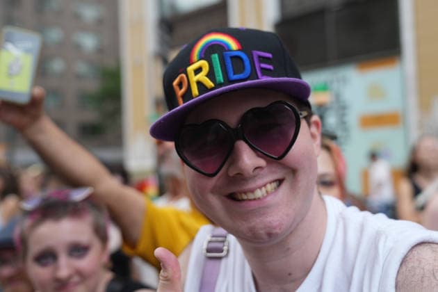 June 28, 2026, New Yok, New York, USA: Annual NYC Pride March on June 28, 2026 in New York. NYC s Pride March began as a demonstration honoring the 1969 Stonewall Riots, has evolved into a global symbol of LGBTQIA+ resilience, unity and activism. New Yok USA - ZUMAb148 20260628_zap_b148_080 Copyright: xBryanxSmithx