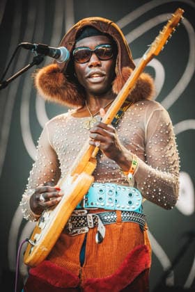 Grande Mahogany live at Roskilde Festival 2026 Roskilde, Denmark. 28th, June 2026. The Finnish-Ghanaian singer and multi-instrumentalist Grande Mahogany performs a live concert during the Danish music festival Roskilde Festival 2026 in Roskilde. Denmark, Roskilde  Copyright: xGonzalesxPhoto ChristianxHjorthx