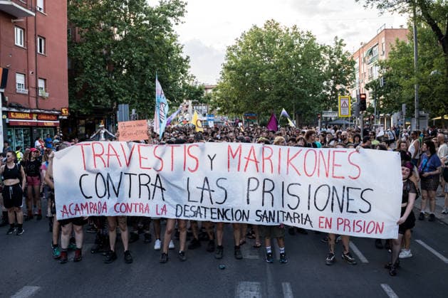 Plataforma Orgullo Crítico is organizing a demonstration Against Colonial Capitalism in Madrid. Dozens of people participated in the Critical Pride March on June 28, 2026, in Madrid, Spain. The demonstration was organized by the Critical Pride Platform under the slogan Against Colonial Capitalism with the aim of demonstrating that diversity is one and that the LGBTIQA struggle must be accessible, transformative, and for everyone, leaving no one behind. JUNE 28, 2026 Diego Radamé Madrid, Spain  Copyright: xDiegoxRadamÃ sx 7629072