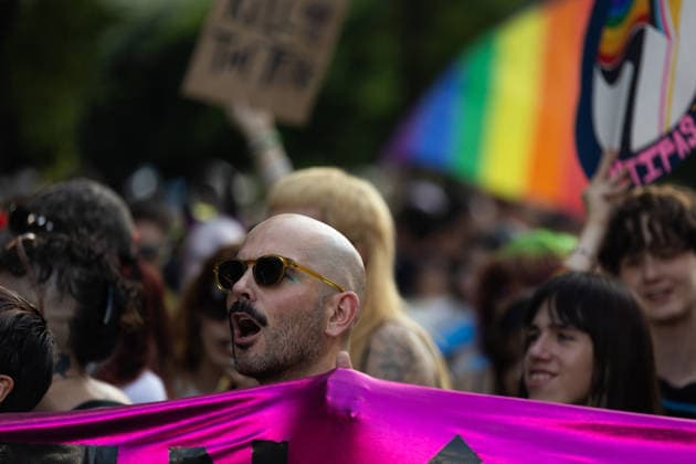 June 28, 2026, Madrid, Madrid, SPAIN: LGBTIQ+ organizations are celebrating Critical Pride, marking 59 years since the Stonewall riotsÃ¢â‚¬the events that sparked the movement to assert LGBTIQ+ rights. They are highlighting the dangers posed by the rise of conservative right-wing movements, the Palestinian genocide, and issues surrounding sex work and community rights. Madrid SPAIN - ZUMAl221 20260628_zip_l221_006 Copyright: xIgnacioxLopezxIsasmendix