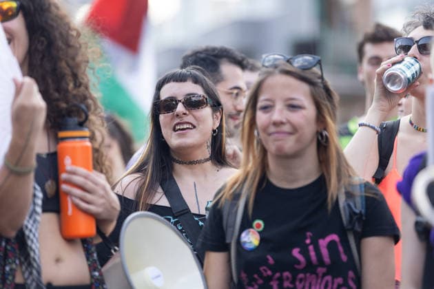 June 28, 2026, Madrid, Madrid, SPAIN: LGBTIQ+ organizations are celebrating Critical Pride, marking 59 years since the Stonewall riotsÃ¢â‚¬the events that sparked the movement to assert LGBTIQ+ rights. They are highlighting the dangers posed by the rise of conservative right-wing movements, the Palestinian genocide, and issues surrounding sex work and community rights. Madrid SPAIN  - ZUMAl221 20260628_zip_l221_019 Copyright: xIgnacioxLopezxIsasmendix