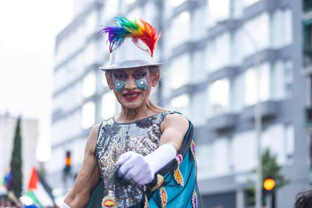June 28, 2026, Madrid, Madrid, SPAIN: LGBTIQ+ organizations are celebrating Critical Pride, marking 59 years since the Stonewall riotsÃ¢â‚¬the events that sparked the movement to assert LGBTIQ+ rights. They are highlighting the dangers posed by the rise of conservative right-wing movements, the Palestinian genocide, and issues surrounding sex work and community rights. Madrid SPAIN  - ZUMAl221 20260628_zip_l221_018 Copyright: xIgnacioxLopezxIsasmendix