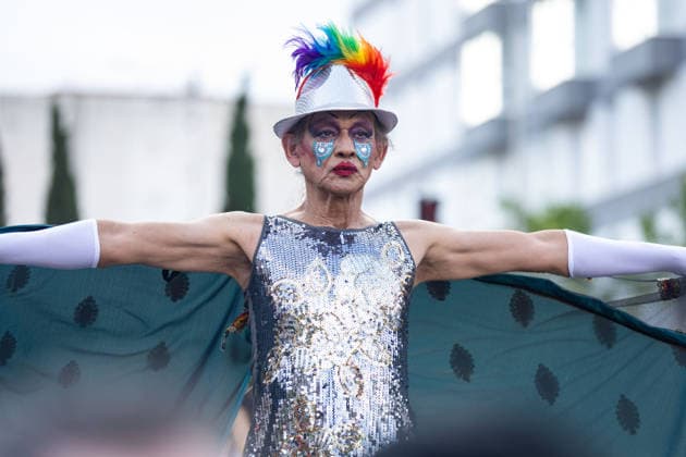 June 28, 2026, Madrid, Madrid, SPAIN: LGBTIQ+ organizations are celebrating Critical Pride, marking 59 years since the Stonewall riotsÃ¢â‚¬the events that sparked the movement to assert LGBTIQ+ rights. They are highlighting the dangers posed by the rise of conservative right-wing movements, the Palestinian genocide, and issues surrounding sex work and community rights. Madrid SPAIN  - ZUMAl221 20260628_zip_l221_031 Copyright: xIgnacioxLopezxIsasmendix