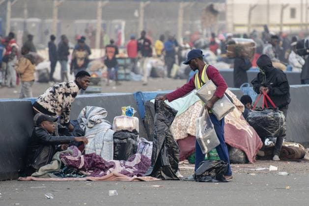 Malawian migrants wait to return home amid anti-foreigner protests in South Africa DURBAN, SOUTH AFRICA - JUNE 28: Malawian migrants wait to be registered by South African immigration officials to return to their home country, amid ongoing anti-foreigner protests and rising security concerns across South Africa, in Durban, South Africa on June 28, 2026. Ihsaan Haffejee Anadolu Durban South Africa. Editorial use only. Please get in touch for any other usage.  Copyright: x2026xAnadoluxIhsaanxHaffejeex