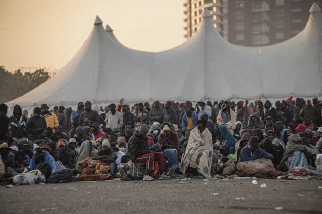 Malawian migrants wait to return home amid anti-foreigner protests in South Africa DURBAN, SOUTH AFRICA - JUNE 28: Malawian migrants wait to be registered by South African immigration officials to return to their home country, amid ongoing anti-foreigner protests and rising security concerns across South Africa, in Durban, South Africa on June 28, 2026. Ihsaan Haffejee Anadolu Durban South Africa. Editorial use only. Please get in touch for any other usage.  Copyright: x2026xAnadoluxIhsaanxHaffejeex