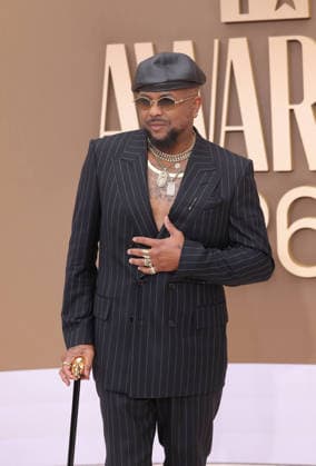 The-Dream arrives on the red carpet for 26th annual BET Awards live telecast at the Peacock Theater in Los Angeles on Sunday, June 28, 2026. The BET Awards honors Black entertainers and other people of color in music, film, sports and philanthropy.  LAP20260628127 GREGxGRUDT