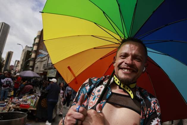 Official Gay Pride March BOGOTÃ, COLOMBIA JUNE 28, 2026: In Bogota, thousands of people participate in two distinct protests on Pride Day: the official march and the so-called contra-marcha. It emerged during the 2021 social uprising. It was created to assert that Pride Day is not a celebration but a protest, declaring itself against the commercialization of the day, to defend the rights of the LGBTQ+ community, and to demand justice for the murders of LGBTQ+ people, which totaled 270 across the country in 2025. BogotÃ Colombia Copyright: x xAntonioxCasciox xJNAxPressx