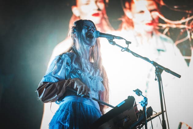 Scam live at Roskilde Festival 2026 Roskilde, Denmark. 28th, June 2026. The Icelandic electropop duo Scam performs a live concert during the Danish music festival Roskilde Festival 2026 in Roskilde. Denmark, Roskilde  Copyright: xGonzalesxPhoto ChristianxHjorthx