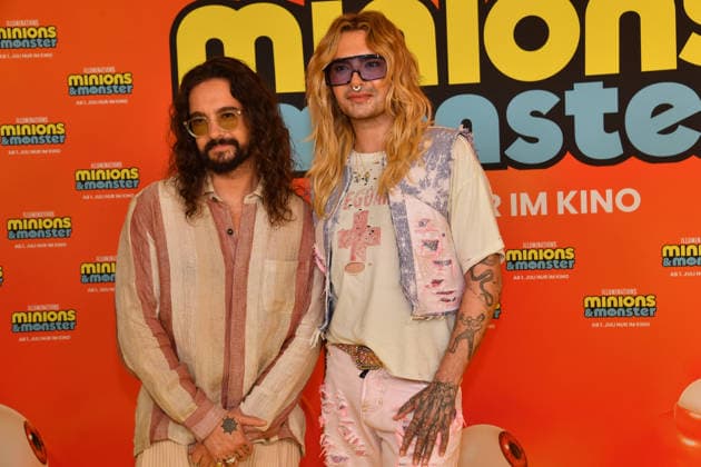 Bill und Tom Kaulitz Deutschlandpremiere Minions &Monster Mathäser Filmpalast München 28. Juni 2026 *** Bill and Tom Kaulitz: German Premiere of *Minions: Monster Mathäser* at the Filmpalast in Munich, June 28, 2026