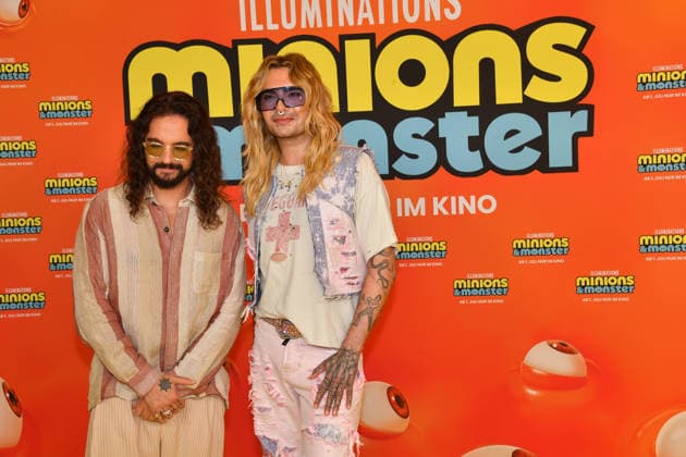 Bill und Tom Kaulitz Deutschlandpremiere Minions &Monster Mathäser Filmpalast München 28. Juni 2026 *** Bill and Tom Kaulitz: German Premiere of *Minions: Monster Mathäser* at the Filmpalast in Munich, June 28, 2026
