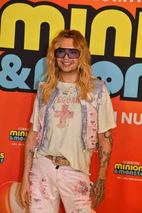 Bill Kaulitz Deutschlandpremiere Minions &Monster Mathäser Filmpalast München 28. Juni 2026 *** Bill Kaulitz: German Premiere of *Minions: Monster Mathäser* at Filmpalast in Munich, June 28, 2026