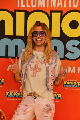 Bill Kaulitz Deutschlandpremiere Minions &Monster Mathäser Filmpalast München 28. Juni 2026 *** Bill Kaulitz: German Premiere of *Minions: Monster Mathäser* at Filmpalast in Munich, June 28, 2026