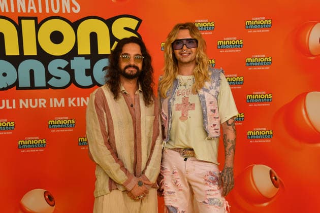 Bill und Tom Kaulitz Deutschlandpremiere Minions &Monster Mathäser Filmpalast München 28. Juni 2026 *** Bill and Tom Kaulitz: German Premiere of *Minions: Monster Mathäser* at the Filmpalast in Munich, June 28, 2026