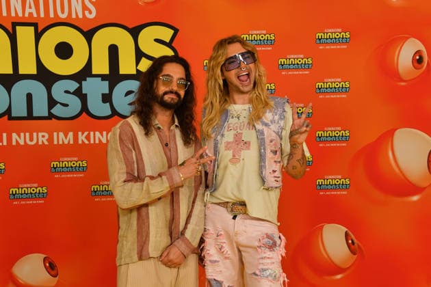 Bill und Tom Kaulitz Deutschlandpremiere Minions &Monster Mathäser Filmpalast München 28. Juni 2026 *** Bill and Tom Kaulitz: German Premiere of *Minions: Monster Mathäser* at the Filmpalast in Munich, June 28, 2026