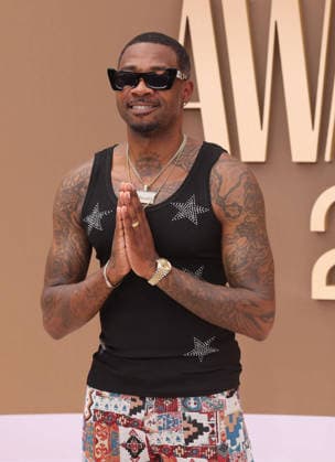 Sammie arrives on the red carpet for 26th annual BET Awards live telecast at the Peacock Theater in Los Angeles on Sunday, June 28, 2026. The BET Awards honors Black entertainers and other people of color in music, film, sports and philanthropy.  LAP20260628217 GREGxGRUDT