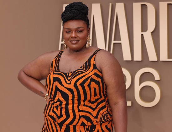 Brigethia Guins-Jamison arrives on the red carpet for 26th annual BET Awards live telecast at the Peacock Theater in Los Angeles on Sunday, June 28, 2026. The BET Awards honors Black entertainers and other people of color in music, film, sports and philanthropy.  LAP20260628224 GREGxGRUDT