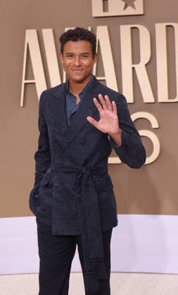 Jaafar Jackson arrives on the red carpet for 26th annual BET Awards live telecast at the Peacock Theater in Los Angeles on Sunday, June 28, 2026. The BET Awards honors Black entertainers and other people of color in music, film, sports and philanthropy.  LAP20260628280 GREGxGRUDT